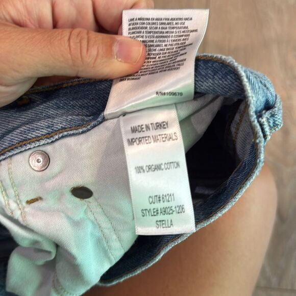 AGOLDE STELLA DENIM JEAN SHORTS SIZE 28 - Picture 8 of 10